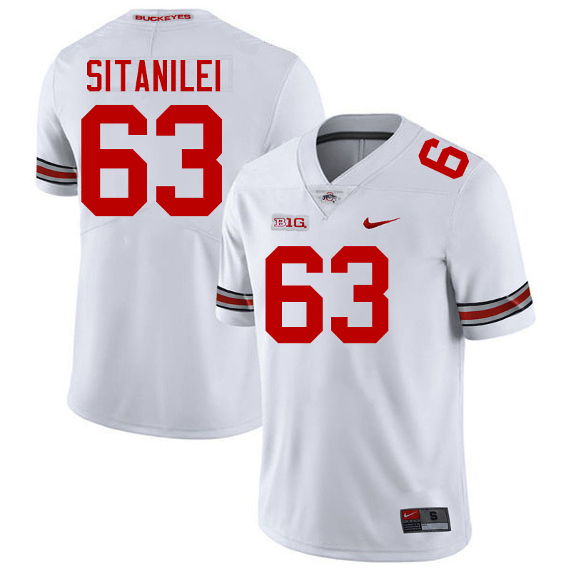 Epi Sitanilei Ohio State Buckeyes Jersey College Football Uniforms-White